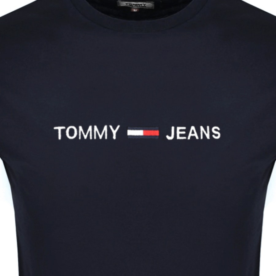 Alternative Image for ProductTommy Jeans Logo T Shirt Navy3
